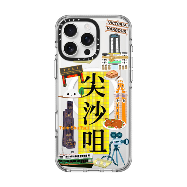 CASETiFY iPhone 16 Pro Max Case クリア クリア ケース MagSafe対応 District - Tsim Sha Tsui Case (HK Exclusive) zayla zhou Mother's Day CASETiFY iPhone 16 Pro Max Case クリア クリア ケース MagSafe対応 District - Tsim Sha Tsui Case (HK Exclusive) zayla zhou Mother's Day