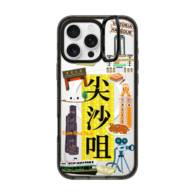 CASETiFY iPhone 16 Pro Max Case ブラック インパクトリングスタンドケース MagSafe対応 District - Tsim Sha Tsui Case (HK Exclusive) zayla zhou Mother's Day CASETiFY iPhone 16 Pro Max Case ブラック インパクトリングスタンドケース MagSafe対応 District - Tsim Sha Tsui Case (HK Exclusive) zayla zhou Mother's Day