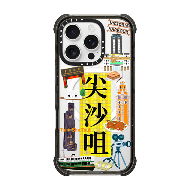 CASETiFY iPhone 16 Pro Case ブラック ウルトラ インパクトケース MagSafe 対応 District - Tsim Sha Tsui Case (HK Exclusive) zayla zhou Mother's Day CASETiFY iPhone 16 Pro Case ブラック ウルトラ インパクトケース MagSafe 対応 District - Tsim Sha Tsui Case (HK Exclusive) zayla zhou Mother's Day
