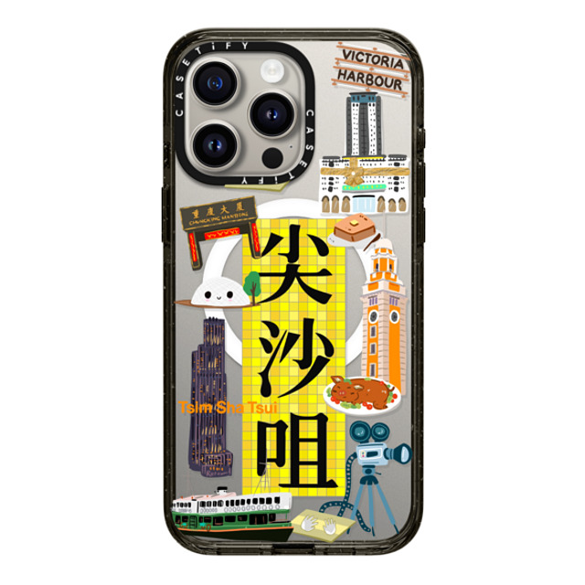 CASETiFY iPhone 15 Pro Max Case ブラック インパクトケース MagSafe対応 District - Tsim Sha Tsui Case (HK Exclusive) zayla zhou Mother's Day CASETiFY iPhone 15 Pro Max Case ブラック インパクトケース MagSafe対応 District - Tsim Sha Tsui Case (HK Exclusive) zayla zhou Mother's Day