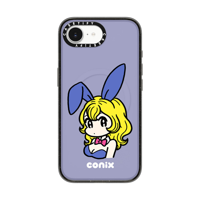 conix x CASETiFY iPhone 16e Case Portraiture Black Impact Case MagSafe Compatible Bunny Back to School conix x CASETiFY iPhone 16e Case Portraiture Black Impact Case MagSafe Compatible Bunny Back to School
