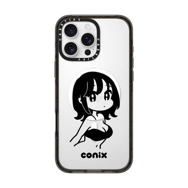 conix x CASETiFY iPhone 16 Pro Max Case Portraiture Black Impact Case MagSafe Compatible Girl '22 Father's Day conix x CASETiFY iPhone 16 Pro Max Case Portraiture Black Impact Case MagSafe Compatible Girl '22 Father's Day