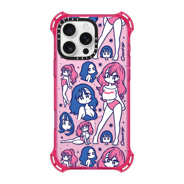 conix x CASETiFY iPhone 16 Pro Max Case プリムローズ ピンク バウンスケース Flakes conix x CASETiFY iPhone 16 Pro Max Case プリムローズ ピンク バウンスケース Flakes