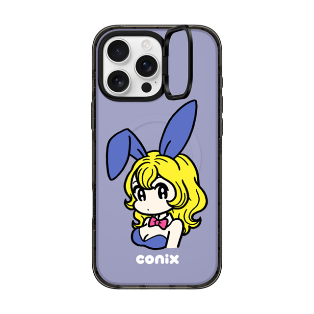 conix x CASETiFY iPhone 16 Pro Max Case Portraiture Black インパクトリングスタンドケース MagSafe対応 Bunny Mother's Day conix x CASETiFY iPhone 16 Pro Max Case Portraiture Black インパクトリングスタンドケース MagSafe対応 Bunny Mother's Day