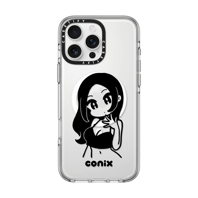 conix x CASETiFY iPhone 16 Pro Max ケース Portraiture クリア クリア ケース MagSafe対応 Girl'23 Back to School conix x CASETiFY iPhone 16 Pro Max ケース Portraiture クリア クリア ケース MagSafe対応 Girl'23 Back to School