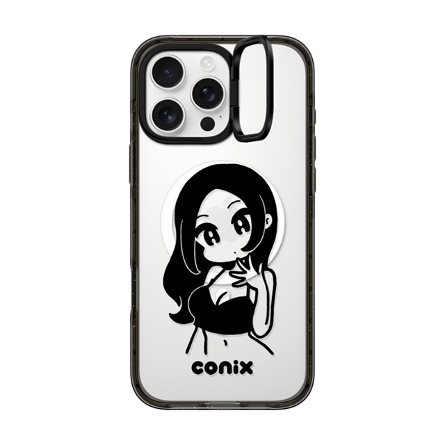 conix x CASETiFY iPhone 16 Pro Max Case Portraiture Black インパクトリングスタンドケース MagSafe対応 Girl'23 Father's Day conix x CASETiFY iPhone 16 Pro Max Case Portraiture Black インパクトリングスタンドケース MagSafe対応 Girl'23 Father's Day