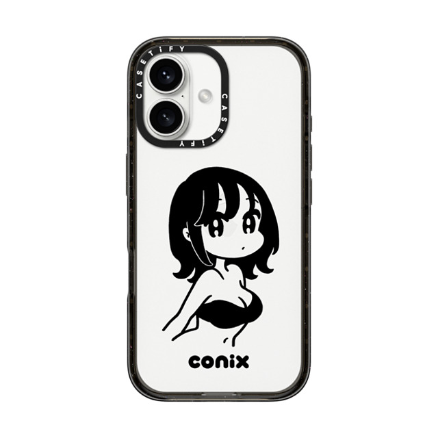 conix x CASETiFY iPhone 16 Case Portraiture Black Impact Case Girl '22 Mother's Day conix x CASETiFY iPhone 16 Case Portraiture Black Impact Case Girl '22 Mother's Day
