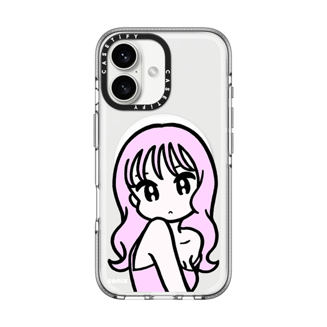 conix x CASETiFY iPhone 16 ケース Portraiture クリア クリア ケース MagSafe対応 Don't forget Father's Day conix x CASETiFY iPhone 16 ケース Portraiture クリア クリア ケース MagSafe対応 Don't forget Father's Day
