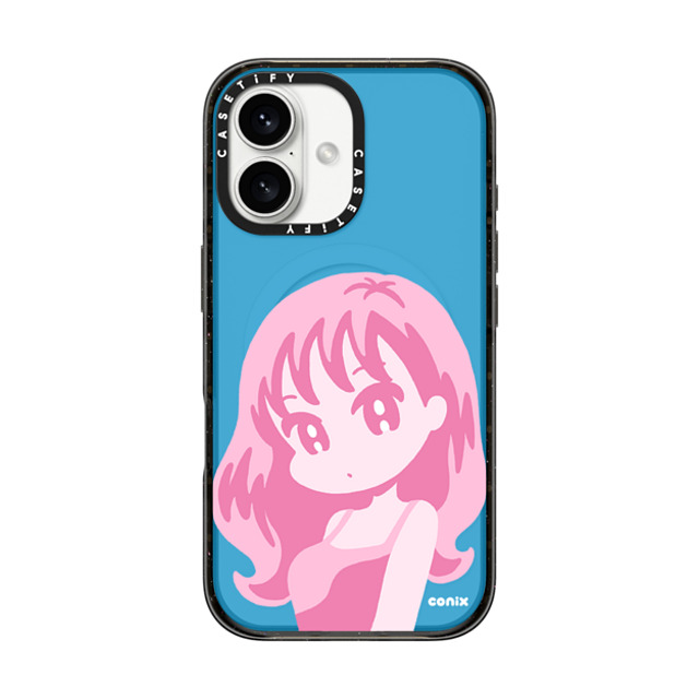 conix x CASETiFY iPhone 16 ケース Portraiture ブラック インパクトケース MagSafe対応 conix girl Father's Day conix x CASETiFY iPhone 16 ケース Portraiture ブラック インパクトケース MagSafe対応 conix girl Father's Day