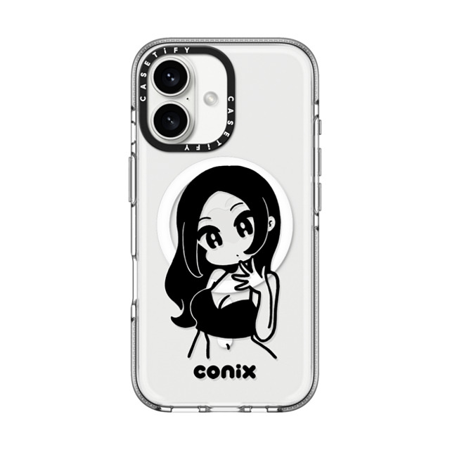 conix x CASETiFY iPhone 16 Case Portraiture Clear Clear Case MagSafe Compatible Girl'23 Father's Day conix x CASETiFY iPhone 16 Case Portraiture Clear Clear Case MagSafe Compatible Girl'23 Father's Day