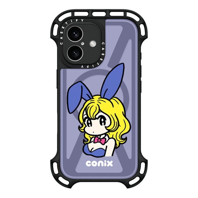 conix x CASETiFY iPhone 16 Case Portraiture Black ウルトラ バウンスケース MagSafe対応 Bunny Mother's Day conix x CASETiFY iPhone 16 Case Portraiture Black ウルトラ バウンスケース MagSafe対応 Bunny Mother's Day