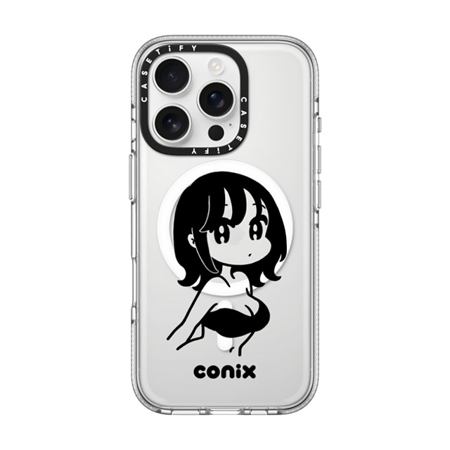 conix x CASETiFY iPhone 16 Pro Case Portraiture Clear Clear Case MagSafe Compatible Girl '22 Father's Day conix x CASETiFY iPhone 16 Pro Case Portraiture Clear Clear Case MagSafe Compatible Girl '22 Father's Day