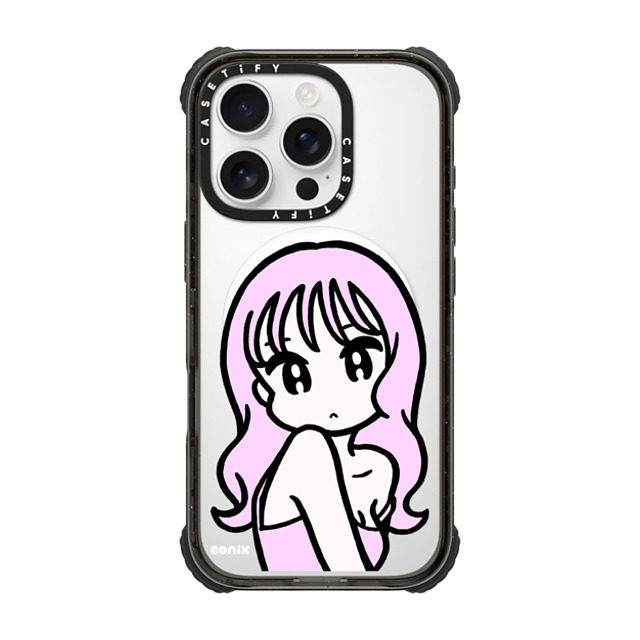conix x CASETiFY iPhone 16 Pro Case Portraiture Black ウルトラ インパクトケース MagSafe 対応 Don't forget Mother's Day conix x CASETiFY iPhone 16 Pro Case Portraiture Black ウルトラ インパクトケース MagSafe 対応 Don't forget Mother's Day
