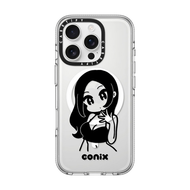 conix x CASETiFY iPhone 16 Pro Case Portraiture Clear Clear Case MagSafe Compatible Girl'23 Mother's Day conix x CASETiFY iPhone 16 Pro Case Portraiture Clear Clear Case MagSafe Compatible Girl'23 Mother's Day