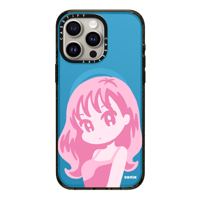 conix x CASETiFY iPhone 15 Pro Max ケース Portraiture ブラック インパクトケース MagSafe対応 conix girl Father's Day conix x CASETiFY iPhone 15 Pro Max ケース Portraiture ブラック インパクトケース MagSafe対応 conix girl Father's Day