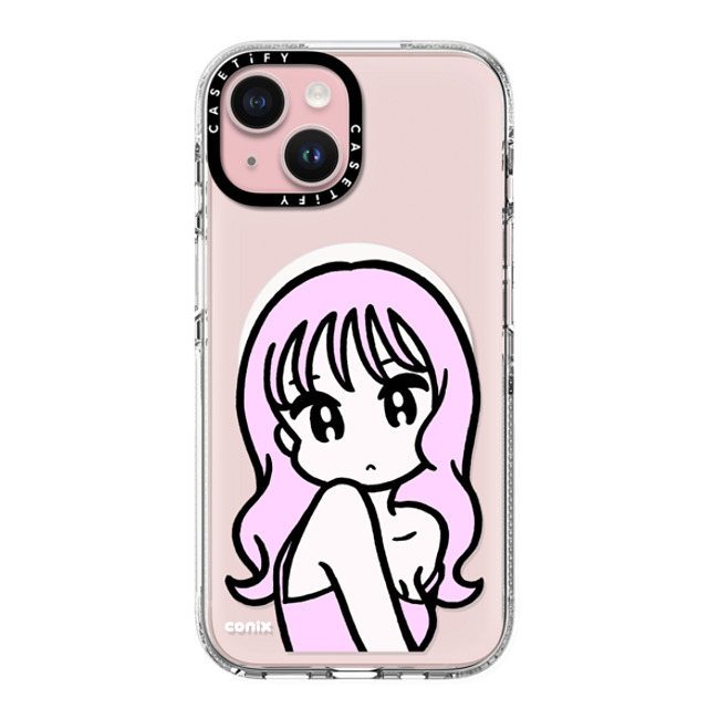 conix x CASETiFY iPhone 15 Case Portraiture Clear Clear Case MagSafe Compatible Don't forget Father's Day conix x CASETiFY iPhone 15 Case Portraiture Clear Clear Case MagSafe Compatible Don't forget Father's Day