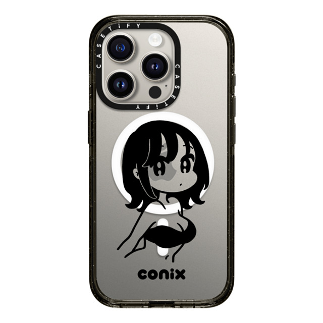 conix x CASETiFY iPhone 15 Pro Case Portraiture Black Impact Case MagSafe Compatible Girl '22 Mother's Day conix x CASETiFY iPhone 15 Pro Case Portraiture Black Impact Case MagSafe Compatible Girl '22 Mother's Day