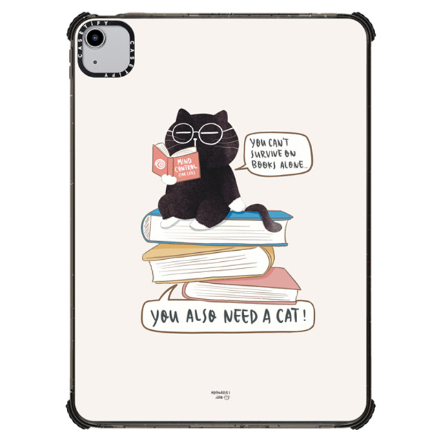 moonariesillo x CASETiFY iPad Air (第4/5世代) ブラック iPad インパクト ケース You can't survive on books alone. Father's Day moonariesillo x CASETiFY iPad Air (第4/5世代) ブラック iPad インパクト ケース You can't survive on books alone. Father's Day