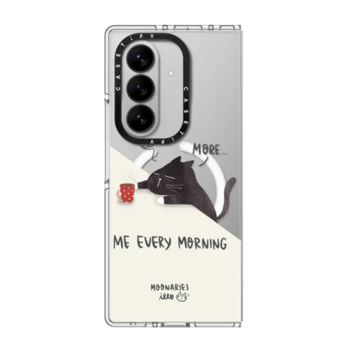 Galaxy Z Fold7 - Me every morning by Moonaries illo