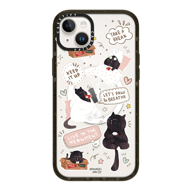 moonariesillo x CASETiFY iPhone 14 Plus Case Glossy Black Impact Case MagSafe Compatible Self care is health care sticker case by Moonaries illo moonariesillo x CASETiFY iPhone 14 Plus Case Glossy Black Impact Case MagSafe Compatible Self care is health care sticker case by Moonaries illo