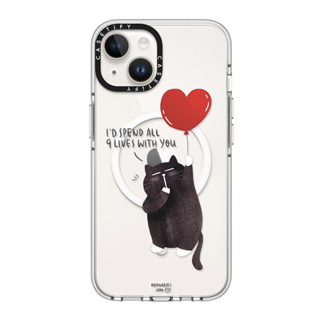 moonariesillo x CASETiFY iPhone 14 Case Clear Clear Case MagSafe Compatible I'd spend all 9 lives with you by Moonaries illo moonariesillo x CASETiFY iPhone 14 Case Clear Clear Case MagSafe Compatible I'd spend all 9 lives with you by Moonaries illo