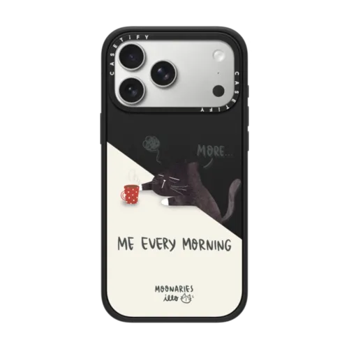 iPhone 17 Pro Max - Me every morning by Moonaries illo