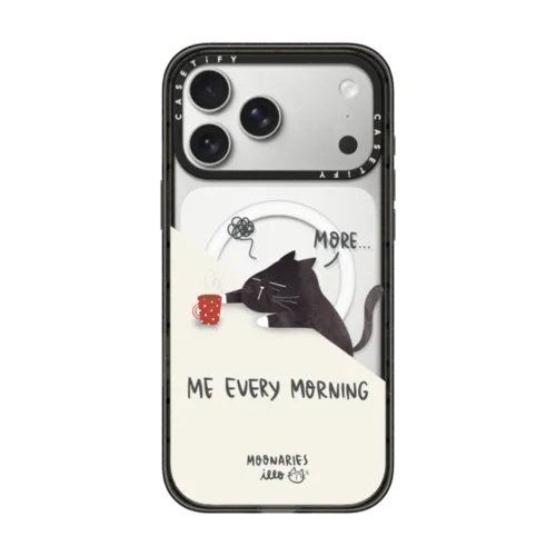 iPhone 17 Pro Max - Me every morning by Moonaries illo