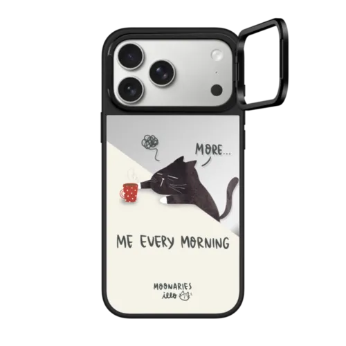 iPhone 17 Pro Max - Me every morning by Moonaries illo