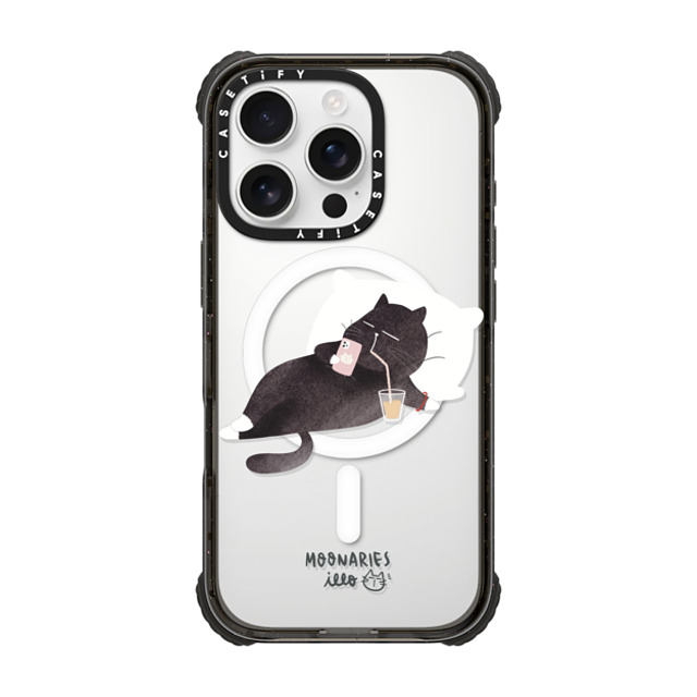 moonariesillo x CASETiFY iPhone 16 Pro Case Black ウルトラ インパクトケース MagSafe 対応 Life after work by Moonaries illo moonariesillo x CASETiFY iPhone 16 Pro Case Black ウルトラ インパクトケース MagSafe 対応 Life after work by Moonaries illo