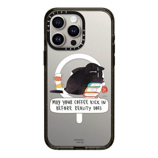 moonariesillo x CASETiFY iPhone 15 Pro Max Case ブラック インパクトケース MagSafe対応 May your coffee kick in before reality does Mother's Day moonariesillo x CASETiFY iPhone 15 Pro Max Case ブラック インパクトケース MagSafe対応 May your coffee kick in before reality does Mother's Day