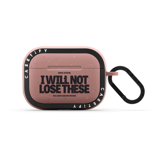 Okiden x CASETiFY AirPods Pro 2 Matte Dusty Rose バウンス ケース I WILL NOT LOSE THESE by Okiden Father's Day Okiden x CASETiFY AirPods Pro 2 Matte Dusty Rose バウンス ケース I WILL NOT LOSE THESE by Okiden Father's Day