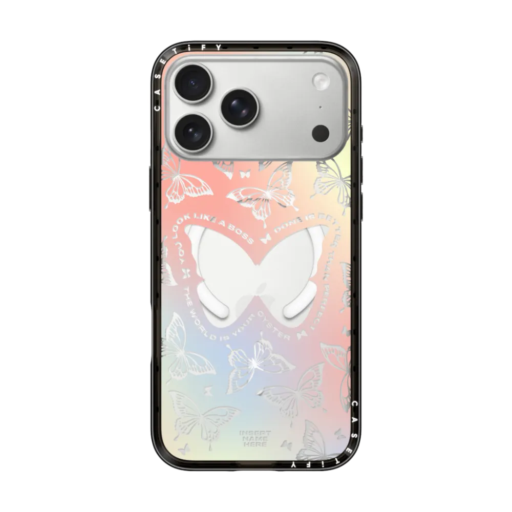 Compact iPhone 17 Pro Max Case MagSafe Compatible - You Give Me Butterflies