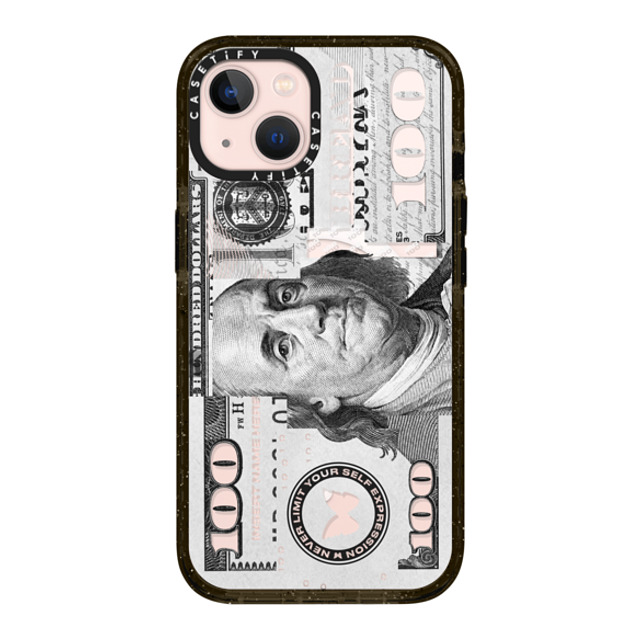 Insert Name Here x CASETiFY iPhone 13 ケース ブラック インパクトケース MagSafe対応 Show Me The Money