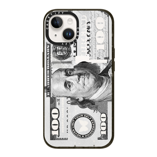 Insert Name Here x CASETiFY iPhone 14 ケース ブラック インパクトケース Show Me The Money