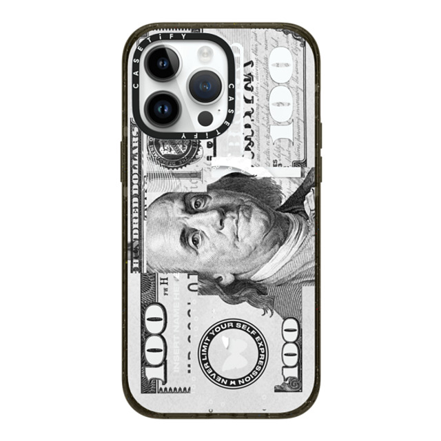 Insert Name Here x CASETiFY iPhone 14 Pro Max ケース ブラック インパクトケース MagSafe対応 Show Me The Money