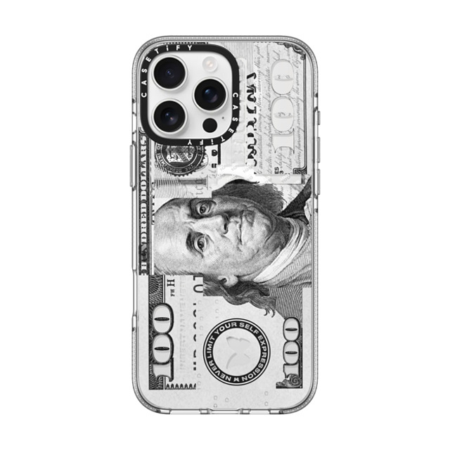 Insert Name Here x CASETiFY iPhone 16 Pro Max ケース クリア クリア ケース MagSafe対応 Show Me The Money