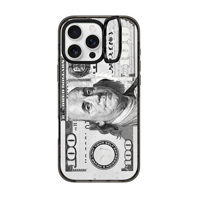 Insert Name Here x CASETiFY iPhone 16 Pro Max ケース ブラック インパクトリングスタンドケース MagSafe対応 Show Me The Money