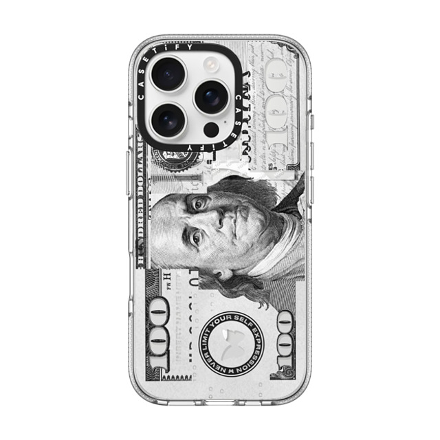 Insert Name Here x CASETiFY iPhone 16 Pro ケース クリア クリア ケース MagSafe対応 Show Me The Money