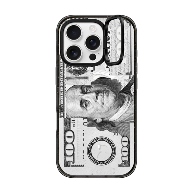 Insert Name Here x CASETiFY iPhone 16 Pro ケース ブラック インパクトリングスタンドケース MagSafe対応 Show Me The Money