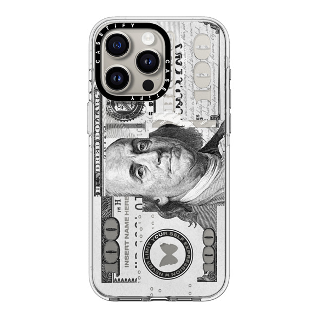 Insert Name Here x CASETiFY iPhone 15 Pro Max ケース クリア クリア ケース MagSafe対応 Show Me The Money