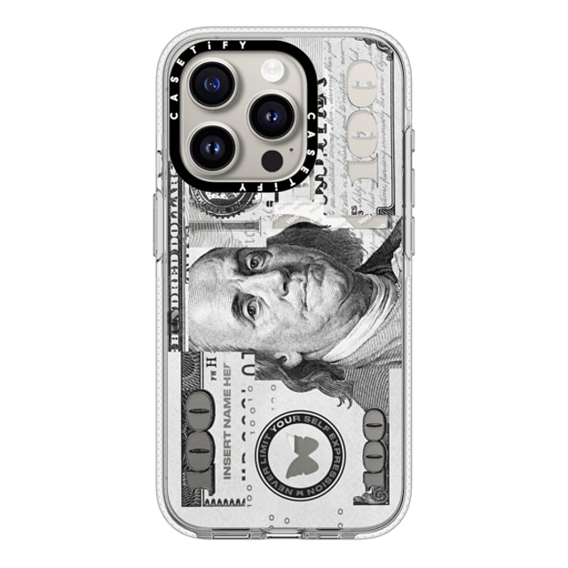 Insert Name Here x CASETiFY iPhone 15 Pro ケース クリア クリア ケース MagSafe対応 Show Me The Money