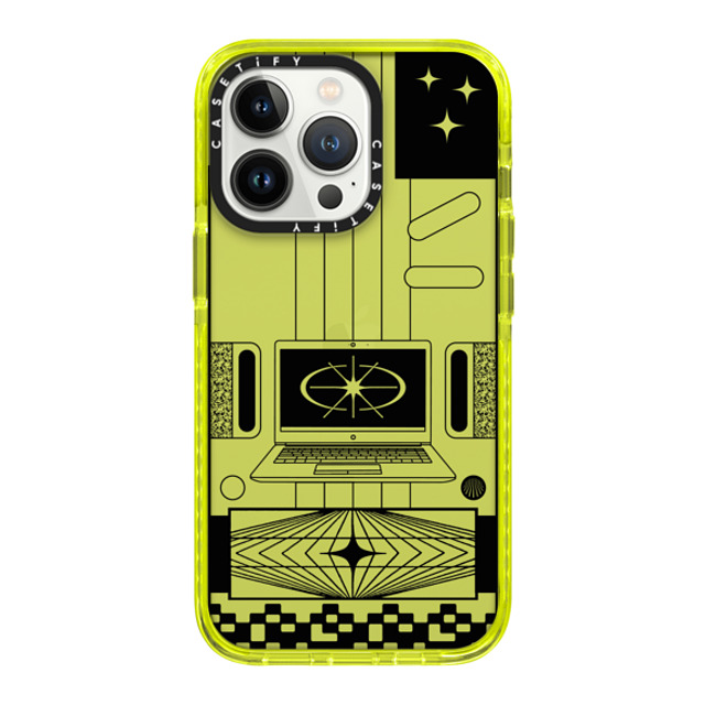 Other Minerals x CASETiFY iPhone 13 Pro Case Geometric,Surrealism ネオン イエロー インパクトケース Online Mother's Day Other Minerals x CASETiFY iPhone 13 Pro Case Geometric,Surrealism ネオン イエロー インパクトケース Online Mother's Day