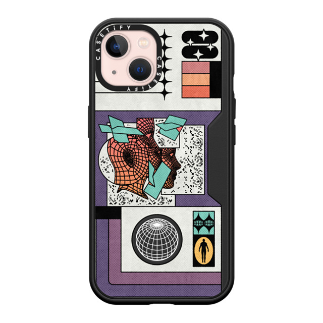 Other Minerals x CASETiFY iPhone 13 ケース マットブラック インパクトケース MagSafe対応 All-Star by Other Minerals