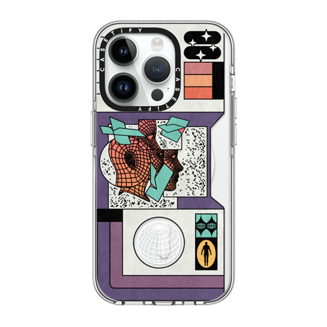 Other Minerals x CASETiFY iPhone 14 Pro ケース クリア クリア ケース MagSafe対応 All-Star by Other Minerals