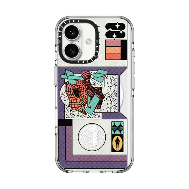Other Minerals x CASETiFY iPhone 16 Case Sticker,Geometric クリア クリア ケース MagSafe対応 All-Star by Other Minerals Back to School Other Minerals x CASETiFY iPhone 16 Case Sticker,Geometric クリア クリア ケース MagSafe対応 All-Star by Other Minerals Back to School