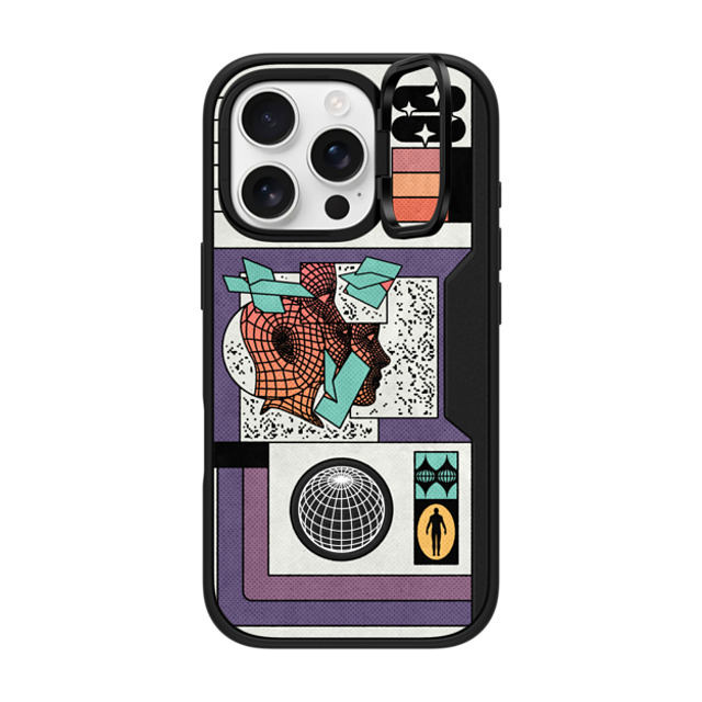 Other Minerals x CASETiFY iPhone 16 Pro ケース マットブラック インパクトリングスタンドケース MagSafe対応 All-Star by Other Minerals