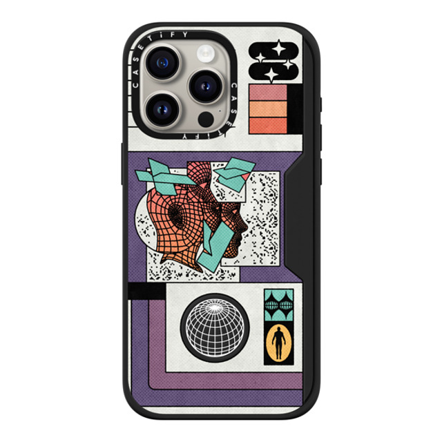 Other Minerals x CASETiFY iPhone 15 Pro Max ケース マットブラック インパクトケース MagSafe対応 All-Star by Other Minerals