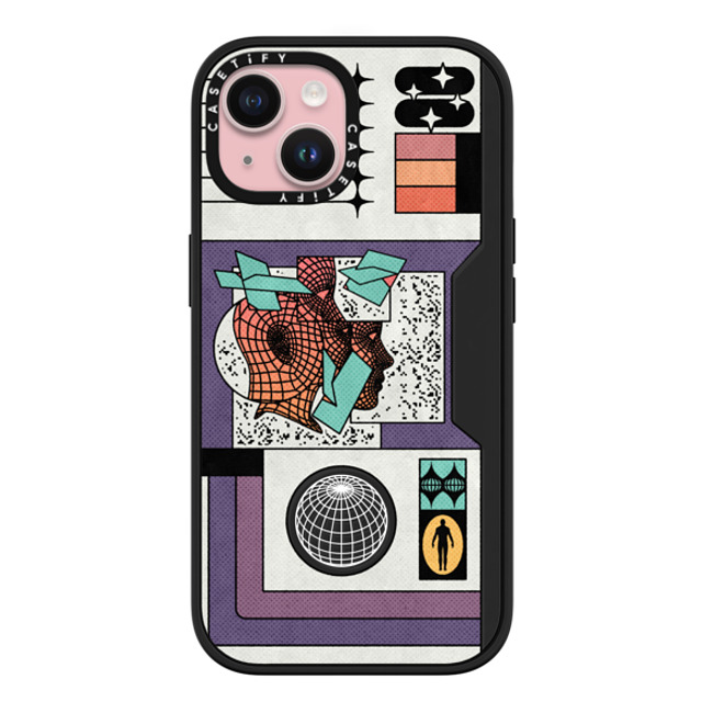 Other Minerals x CASETiFY iPhone 15 ケース マットブラック インパクトケース MagSafe対応 All-Star by Other Minerals