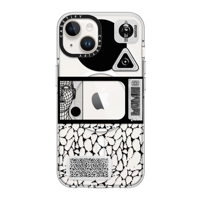 Other Minerals x CASETiFY iPhone 14 Case Clear Clear Case MagSafe Compatible Latency by Other Minerals Other Minerals x CASETiFY iPhone 14 Case Clear Clear Case MagSafe Compatible Latency by Other Minerals