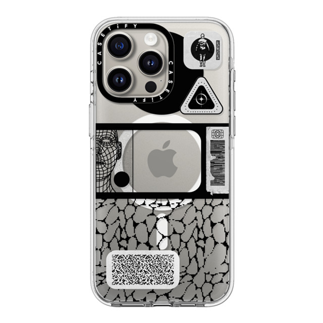 Other Minerals x CASETiFY iPhone 15 Pro Max Case Clear Clear Case MagSafe Compatible Latency by Other Minerals Other Minerals x CASETiFY iPhone 15 Pro Max Case Clear Clear Case MagSafe Compatible Latency by Other Minerals